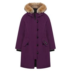 Пуховая парка Brittania с меховой отделкой капюшона Canada Goose