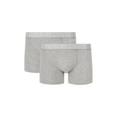 Комплект из двух хлопковых боксеров с широкой резинкой Ermenegildo Zegna