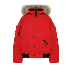 Пуховая куртка Rundle с меховой отделкой на капюшоне Canada Goose