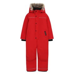 Пуховый комбинезон Grizzly с меховой отделкой капюшона Canada Goose