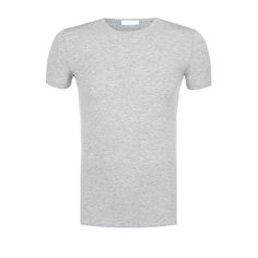 Футболка из вискозы с круглым вырезом Ermenegildo Zegna