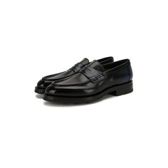 Кожаные пенни-лоферы Santoni