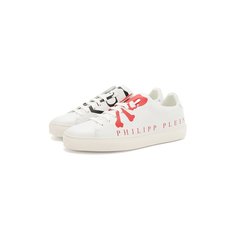 Кожаные кеды Philipp Plein