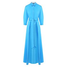 Платье из смеси хлопка и льна Kiton
