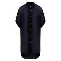 Рубашка из смеси вискозы и льна Yohji Yamamoto