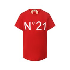 Хлопковая футболка No. 21