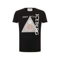 Хлопковая футболка Iceberg