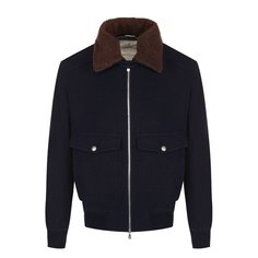 Бомбер из смеси шерсти и кашемира Brunello Cucinelli