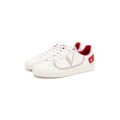 Кожаные кеды Valentino Garavani Net Valentino