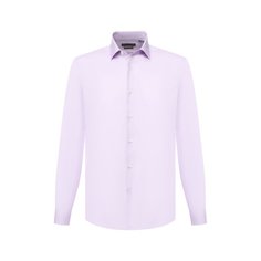 Хлопковая сорочка с воротником кент Corneliani