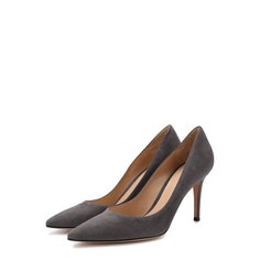 Замшевые туфли Gianvito 85 на шпильке Gianvito Rossi