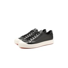 Кожаные кеды Santoni