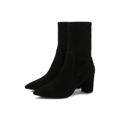 Замшевые ботильоны Stuart Weitzman