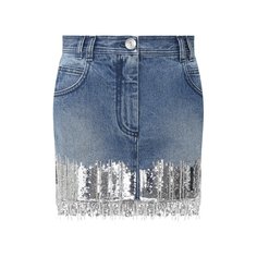 Джинсовая юбка Balmain