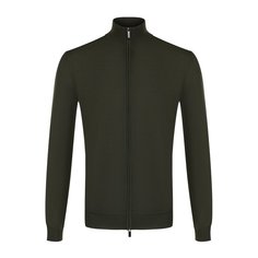 Кардиган из смеси шерсти и кашемира на молнии Ermenegildo Zegna
