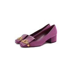 Замшевые туфли Valentino Garavani VLOGO Valentino