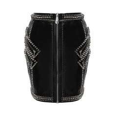 Кожаная юбка Philipp Plein