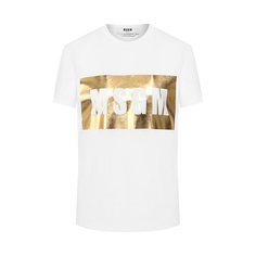 Хлопковая футболка MSGM