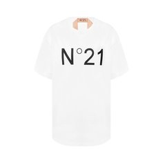 Хлопковая футболка No. 21