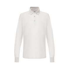 Поло из смеси хлопка и шелка Ermenegildo Zegna