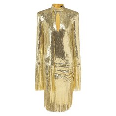 Платье с пайетками Balmain