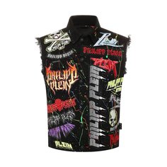 Джинсовый жилет Philipp Plein