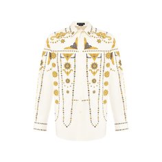 Хлопковая рубашка Versace