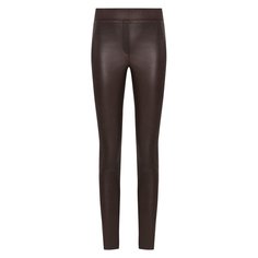 Кожаные леггинсы Brunello Cucinelli