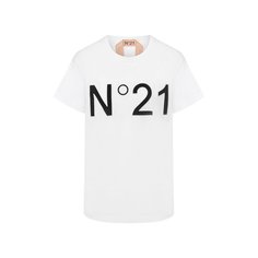 Хлопковая футболка No. 21