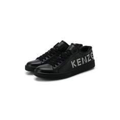 Кожаные кеды Kenzo