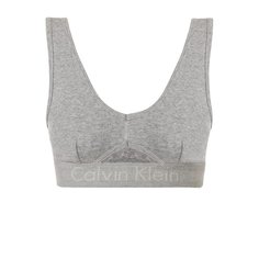 Хлопковый бюстгальтер с логотипом бренда Calvin Klein Underwear