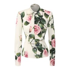 Шелковая блузка Dolce & Gabbana