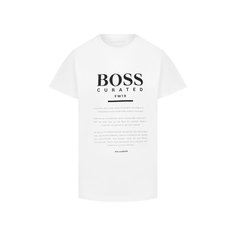 Хлопковая футболка BOSS