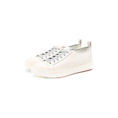 Кожаные кеды Santoni