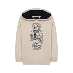 Вязаное худи из хлопка Polo Ralph Lauren