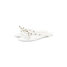 Резиновые шлепанцы Valentino Garavani Rockstud Valentino