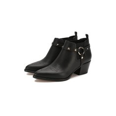 Замшевые ботинки Valentino Garavani Rockstud Valentino