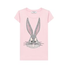 Хлопковая футболка Monnalisa