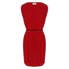 Шелковое платье Saint Laurent