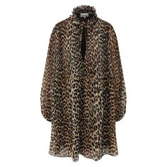 Платье с принтом Ganni