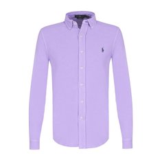 Хлопковая рубашка с воротником button down Polo Ralph Lauren