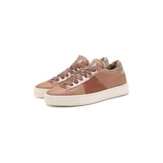 Кожаные кеды Santoni