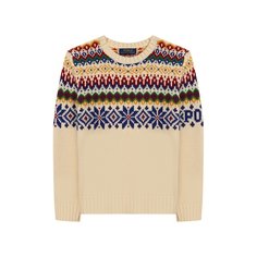 Пуловер из хлопка и шерсти Polo Ralph Lauren
