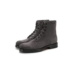 Замшевые ботинки Santoni