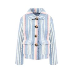 Укороченное пальто из овчины Saks Potts