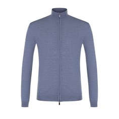 Кардиган из смеси шерсти и кашемира на молнии Ermenegildo Zegna