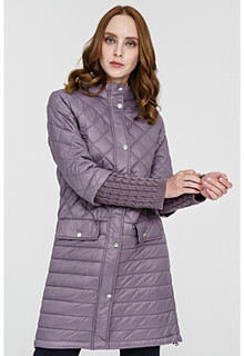 Утепленная куртка с комбинированными рукавами La Reine Blanche
