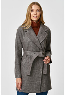 Трикотажное пальто с поясом Снежная Королева