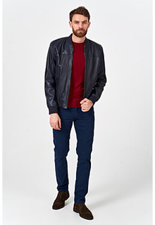 Бомбер из натуральной кожи Al Franco