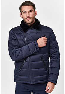 Утепленная куртка с отделкой меховой тканью Urban Fashion for men
